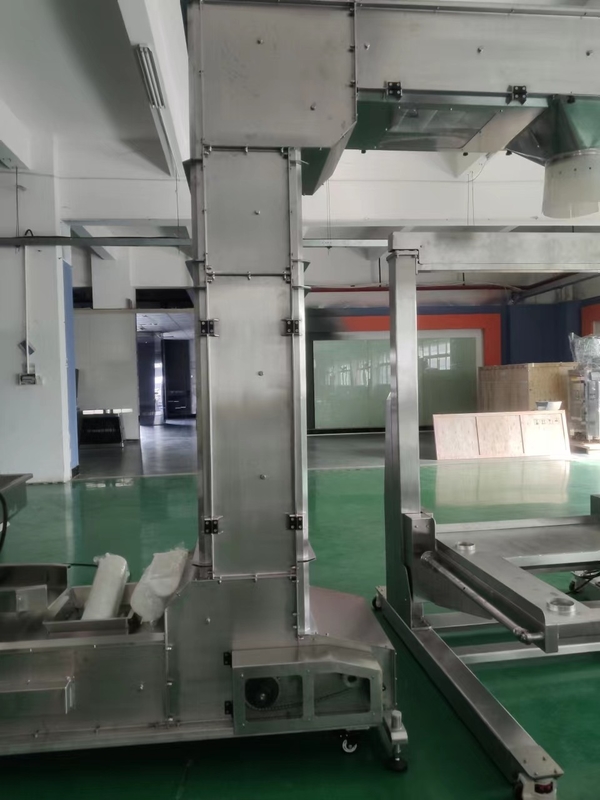 Z Type Bucket Elevator Machine 150L Conveying Height 4000mm