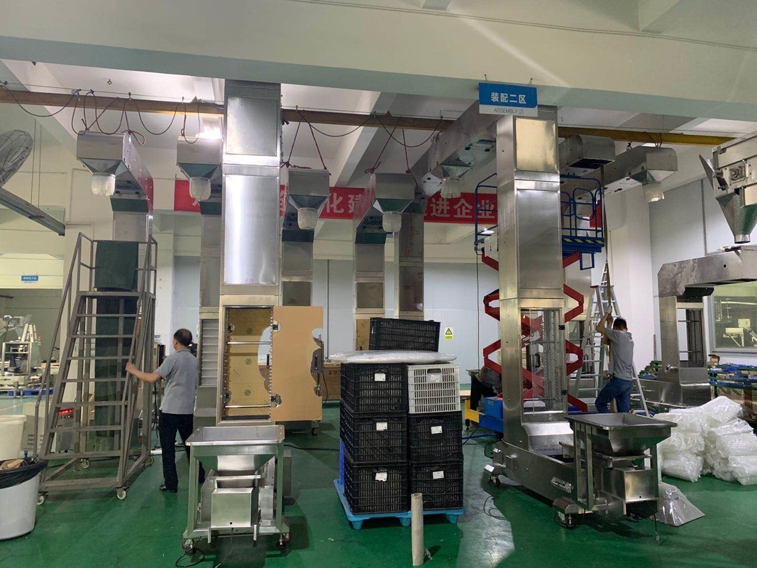 Customized Z Type Bucket Elevator Working With Multihead Weigher Packing System