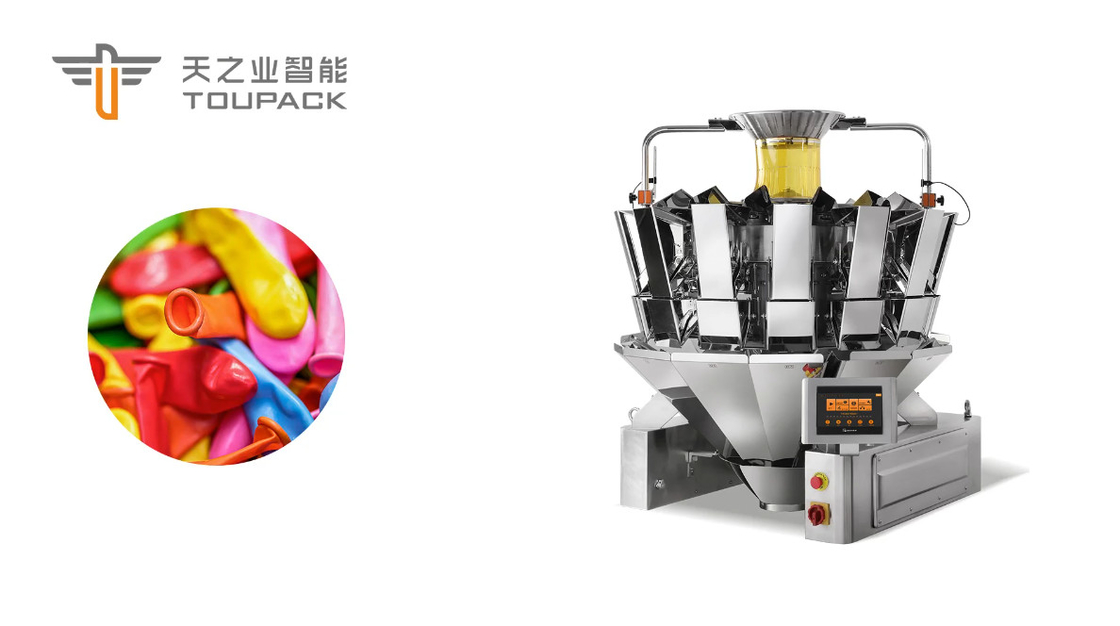 High Accuracy Automatic 50 Pieces 15pieces 5pieces Balloon Weighing Multihead Weigher Counting Packaging Machine