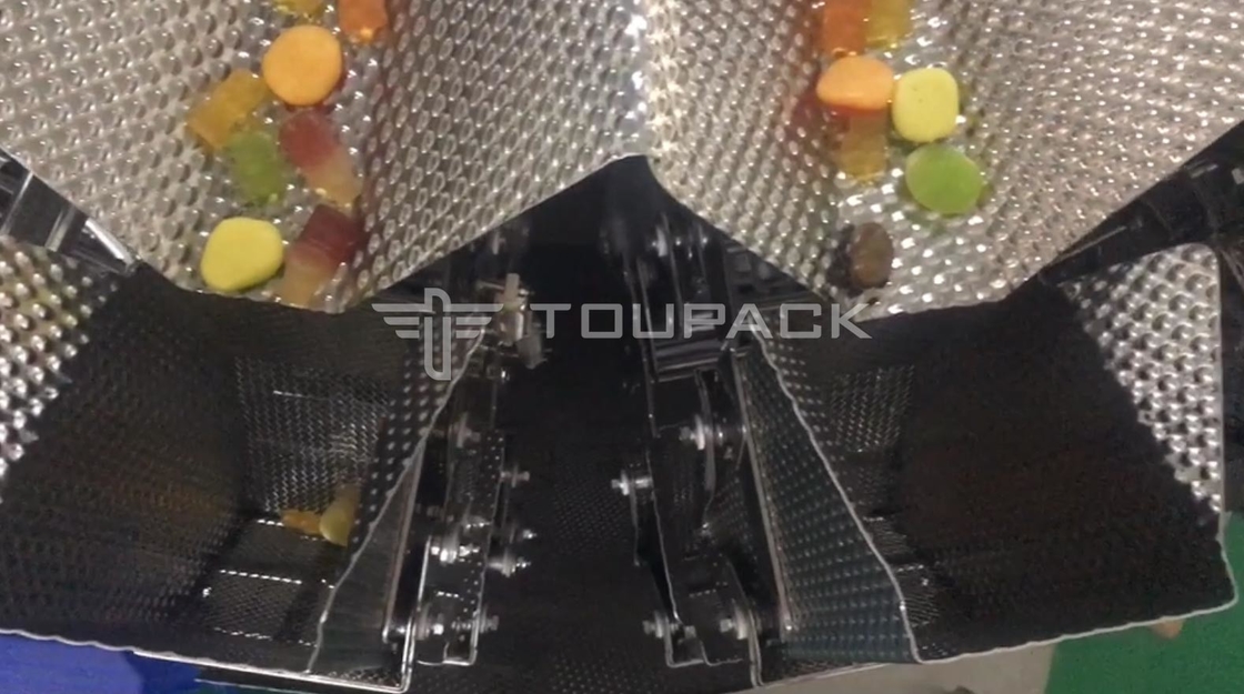 Automatic Counting Filling Packaging Machine For Pillow Bag Premade Doypack Gummy Bear Candy