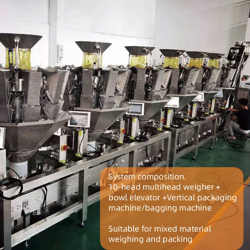 Fully Automatic Bottle Puffed Food Can Filling Machines Bugles Prawn Crackers Jar Filling Machine