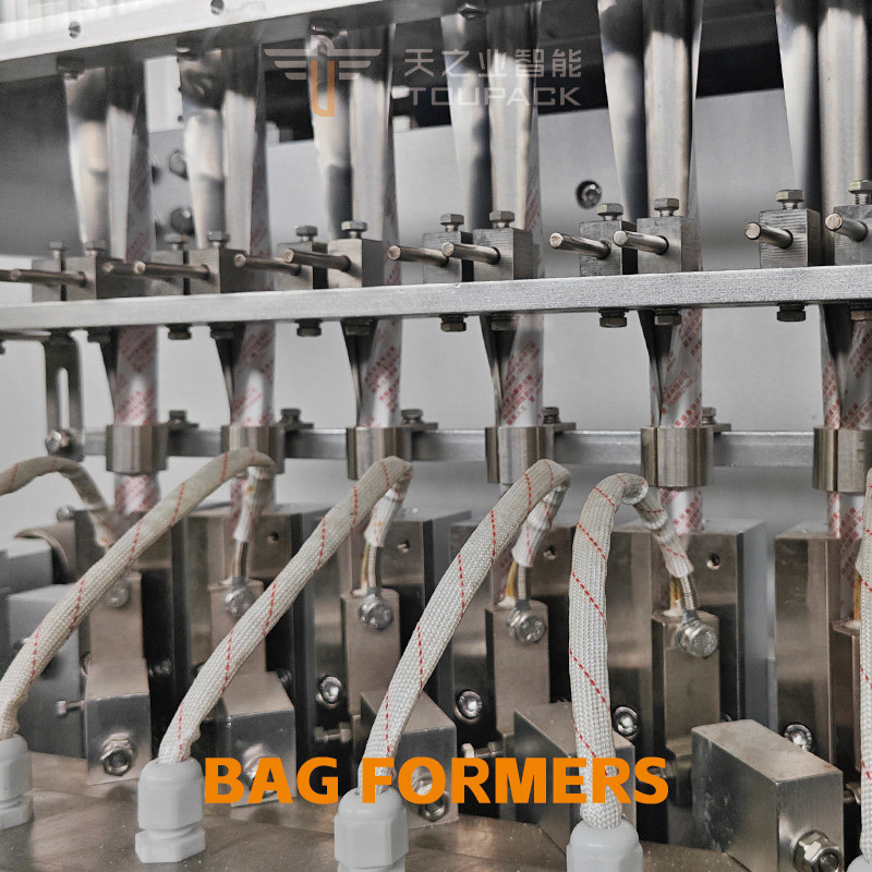 Automatic 20g 40g 80g multilane sports drink mix stick pack powder filling machine 4 lines powder packing stick machine