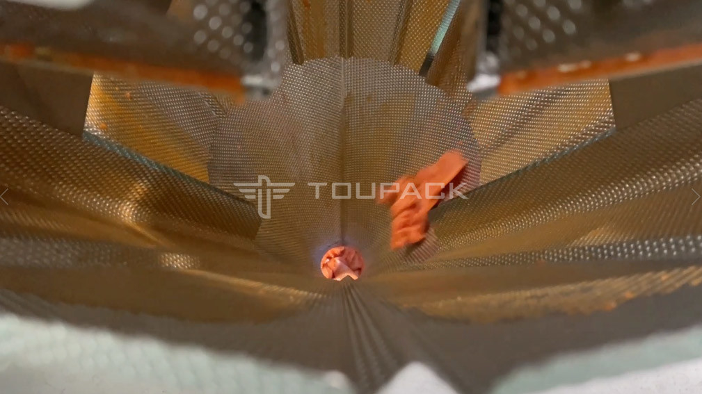 Fresh Chicken Sheep Pork Beef Meat Multihead Weigher 14 Heads Screw Meat Filling Machine