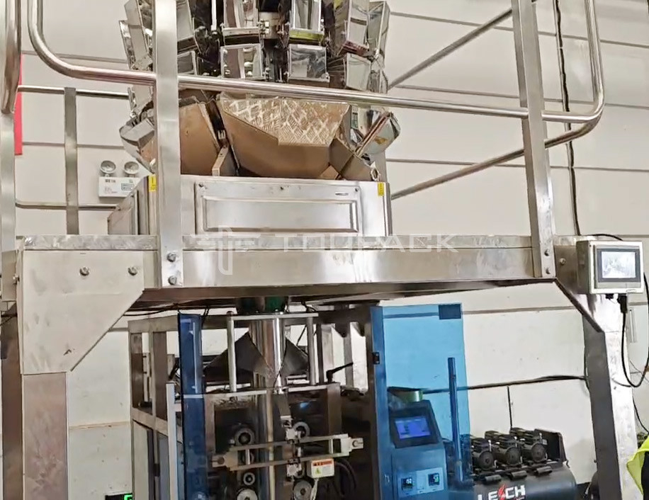 OEM Automatic Weighing Machine Pouch Bean Sprout Coriander Potato Garlic Baby Carrot Packing Machine