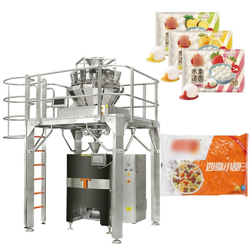 Fresh Green Salad Vegetable Packaging Machine Vffs Multi-Weigher Bagging Machine Meatball Packaging Machine