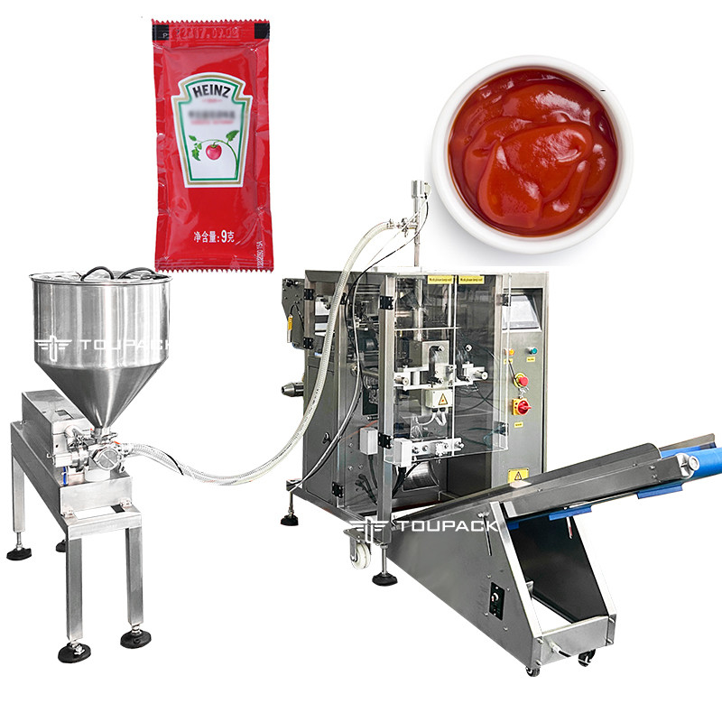 Customized Professional  Honey Peanut Butter Salad Dressing Ketchup Sauce Paste Liquid Weighing And Packaging Systems