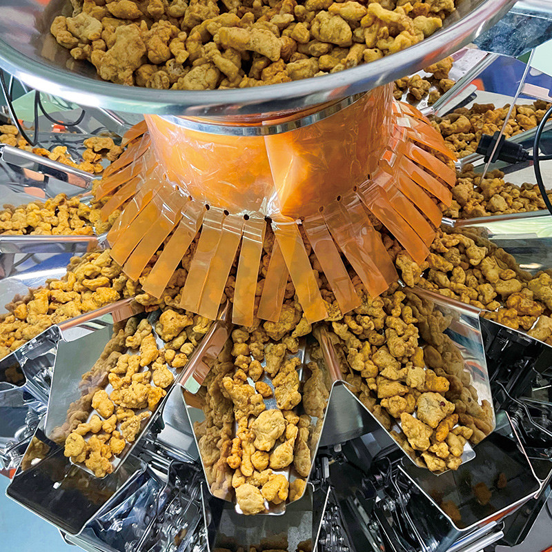 Custom Nuts Filling And Pet Food Almond Cashew Animal Feed Seed Banana Chips Candy Bag Packing Machine