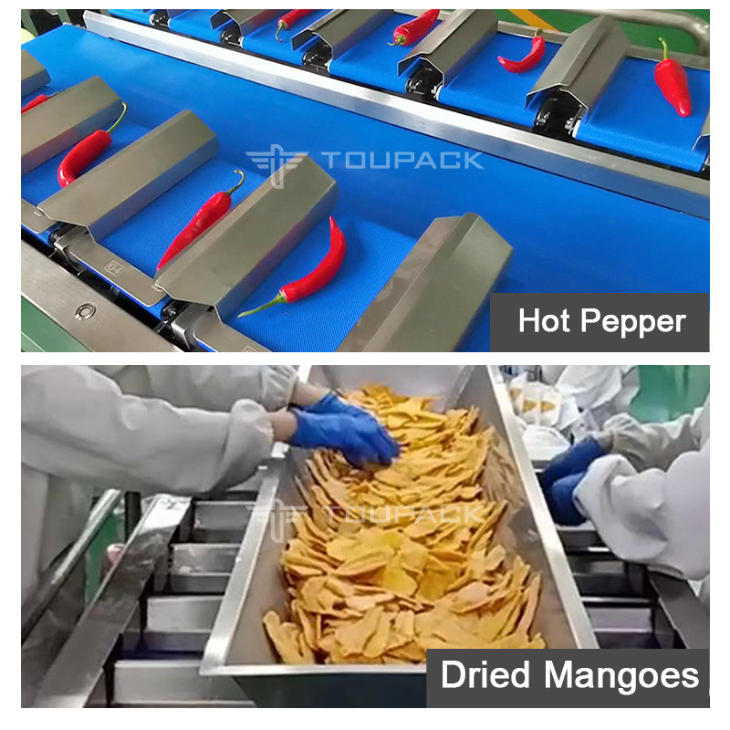 Chinese Smoke Sausages Semi-Automatic 12 Head Multihead Weigher Packing Machine Cured Sausage Packaging Bagging Machine