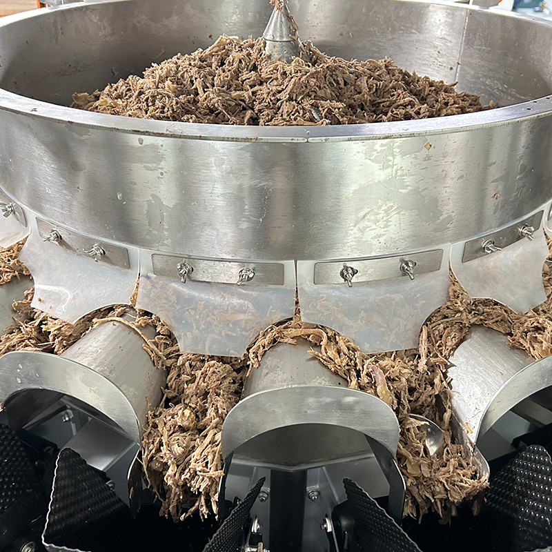 Wet Pet Food And Dry Pet Food Multihead Weigher Packing Machine Dog Cat Food Weighing 120g 240g 400g 1kg Pouch Packing Machine