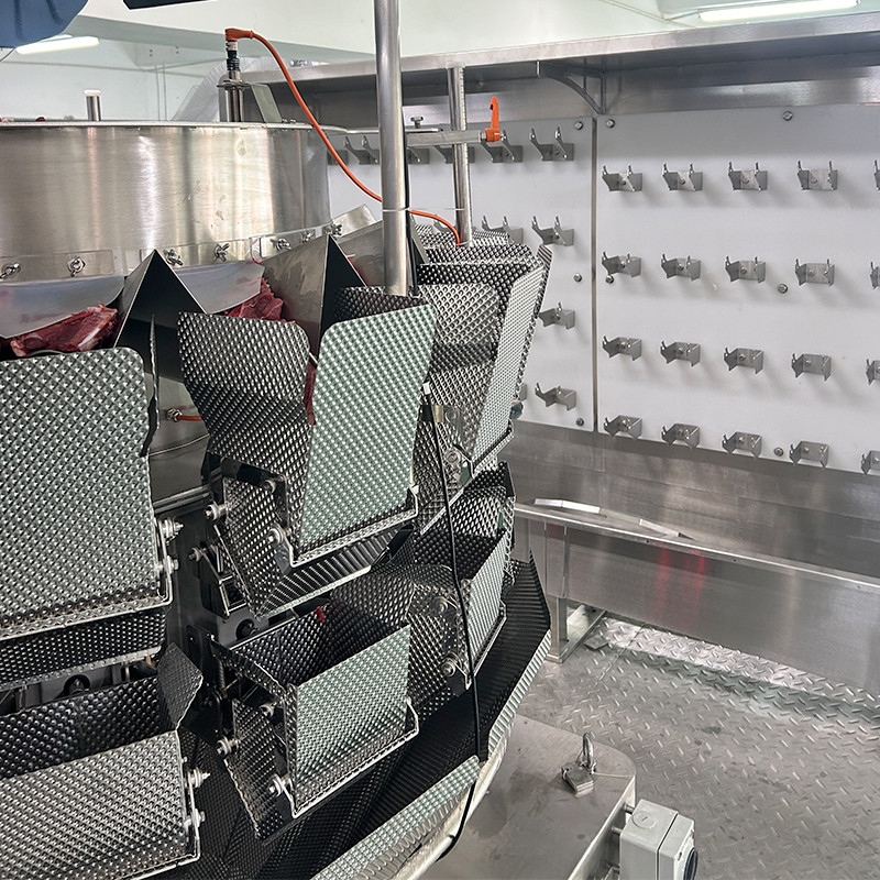14 Head Multihead Weigher Pet Packing Machine Fish Puppy Dog Cat Food Weighing Plant 120g 240g 400g 1kg Ziplock Packing Machine