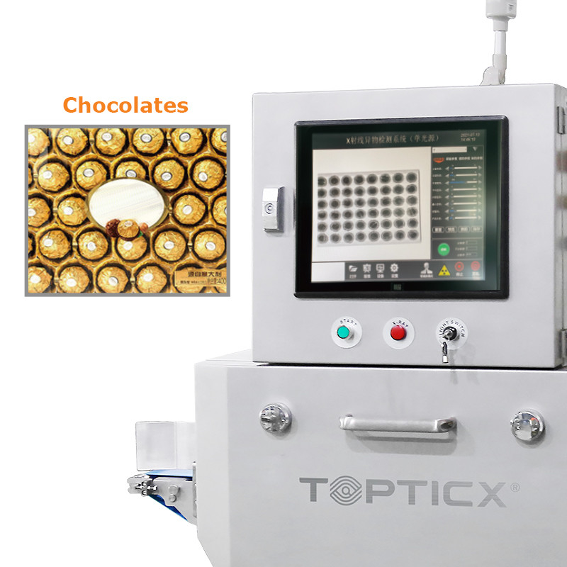 X Ray Metal Detector For Metal Can Products With Rejectors X-Ray Scanner