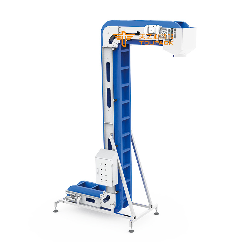High Capacity Food Grade Vertical Lifter Elevator Z Type Bucket Conveyors For Sugar/Grains