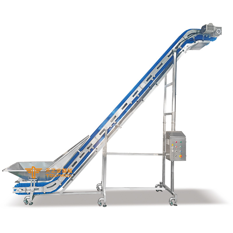 High Capacity Food Grade Vertical Lifter Elevator Z Type Bucket Conveyors For Sugar/Grains