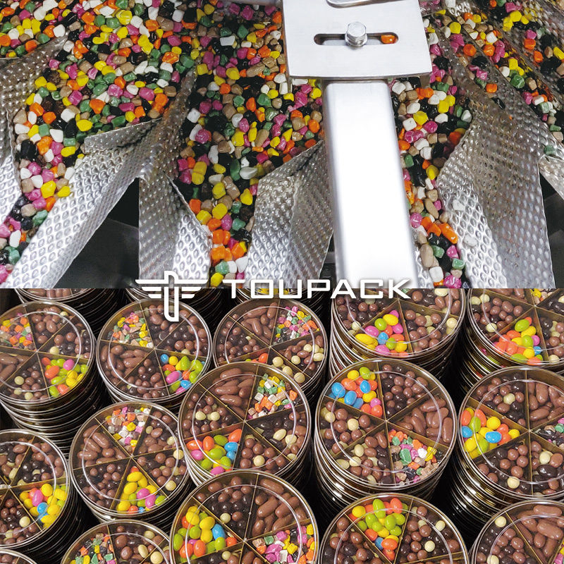 Auto Stand up Pouch Doypack Weighing Packing Granule Peanut Cashew Nuts Multihead Weigher Filling Machine