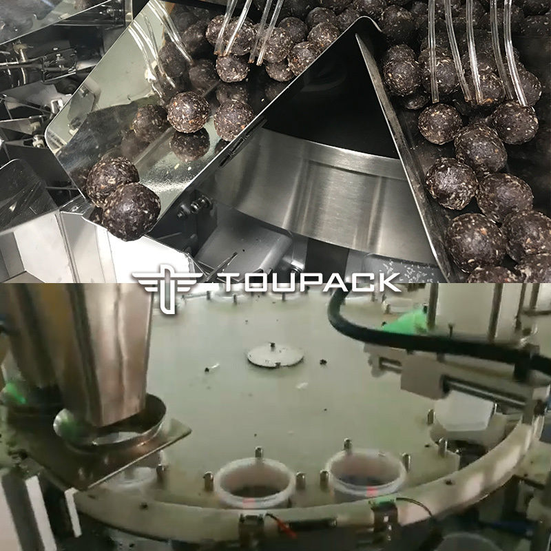 Automatic Bulk Snack Food Packaging Machine Biscuit Cookies Gummy Bag  Pouch Filling Machine Mutlihead Weigher Packing Machine