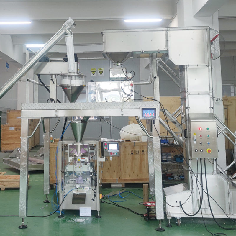 Automatic 200g 300g 500g Vertical Form Fill And Seal Packaging Machines Powder Filling Machine Doypack Bag Whey Protein Powder Packing Machine