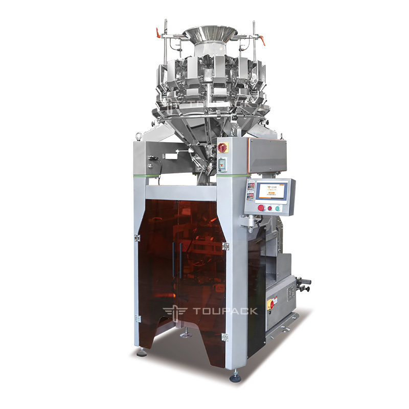 10/14 Hoppers Multihead Weigher Packing Machine with 220V50/60Hz and 1 Year Warranty for Food Packaging