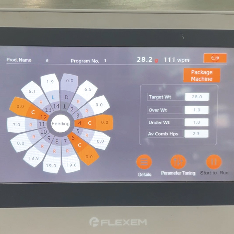 High Quality Vertical Automatic Quantitative Particle Snack Food Sealing Filling Packing VFFS Weighing and Packaging Machine