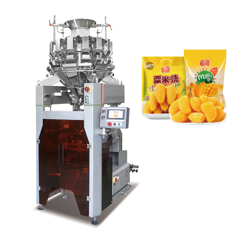 High Quality Vertical Automatic Quantitative Particle Snack Food Sealing Filling Packing VFFS Weighing and Packaging Machine