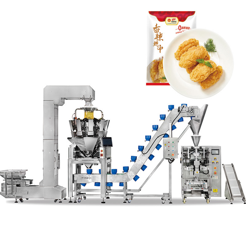 Automatic Premade Pouch Doypack Bag Packaging Machinery Frozen Shrimp Drumsticks Chicken Nugget Packing Machine