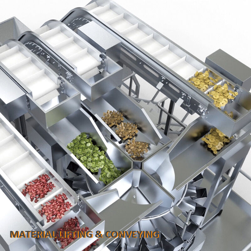 3l or 5l Nuts 14 Head Weigher Vertical Packaging Machine 32 Head Multihead Weigher Dehydrated Fruits Packing Machine