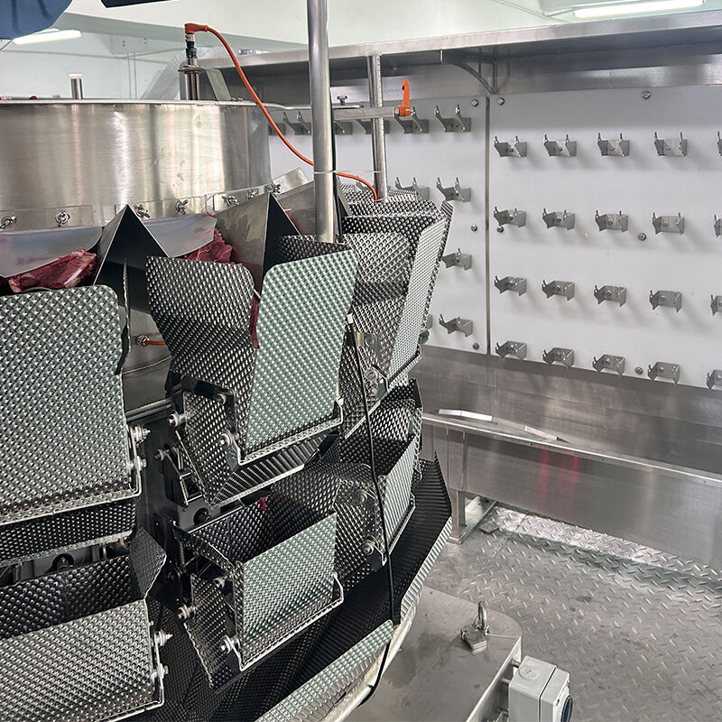 Food Grade Automatic Doypack Bag Fries Chicken Mix Salad Weighing And Filling Packing Machine Frozen Seafood Packaging Machine