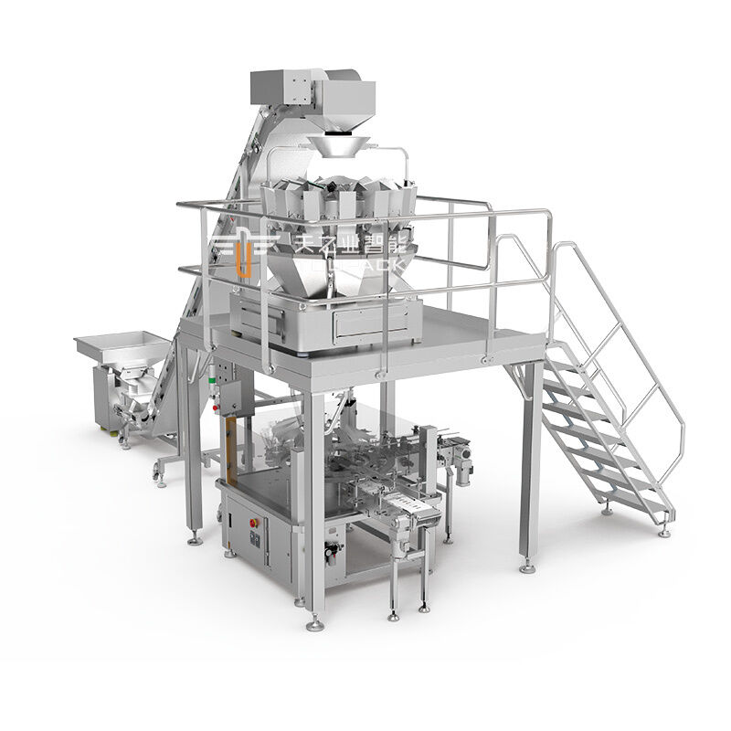High Accuracy Dried plum Granule Plastic Bottle Packaging Machine Line for Candy Popcorn Snack Jar Can Filling Machine