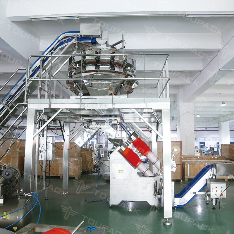 Automatic Fruits Weighing and Net Bag Packaging System | High-Speed Mesh Bag Packing Solution