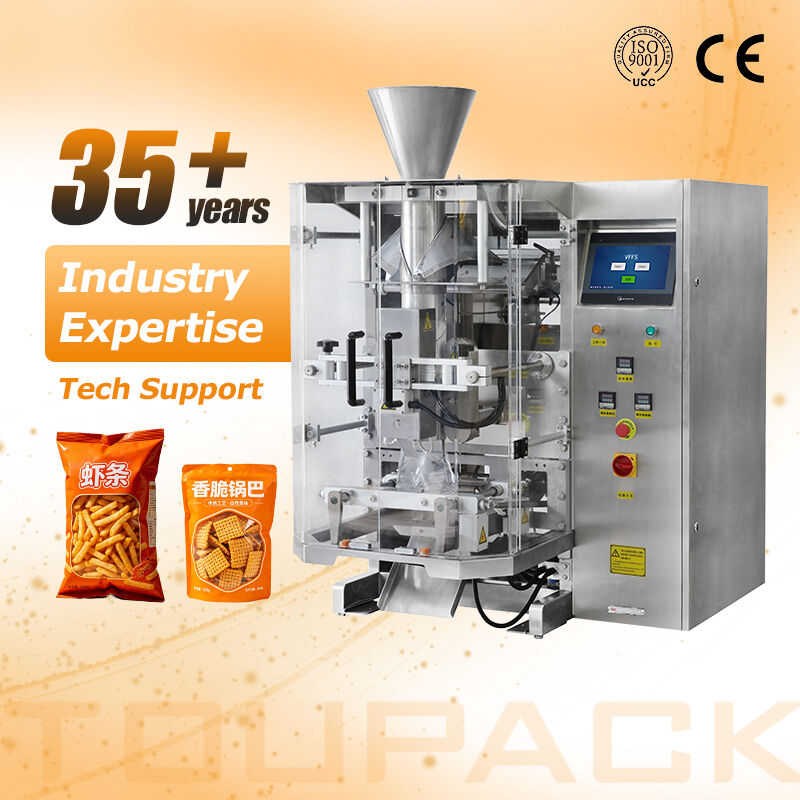 High-Quality Puffed Food Packaging Line with Multi-head Weigher, 30-60 Bags/Min