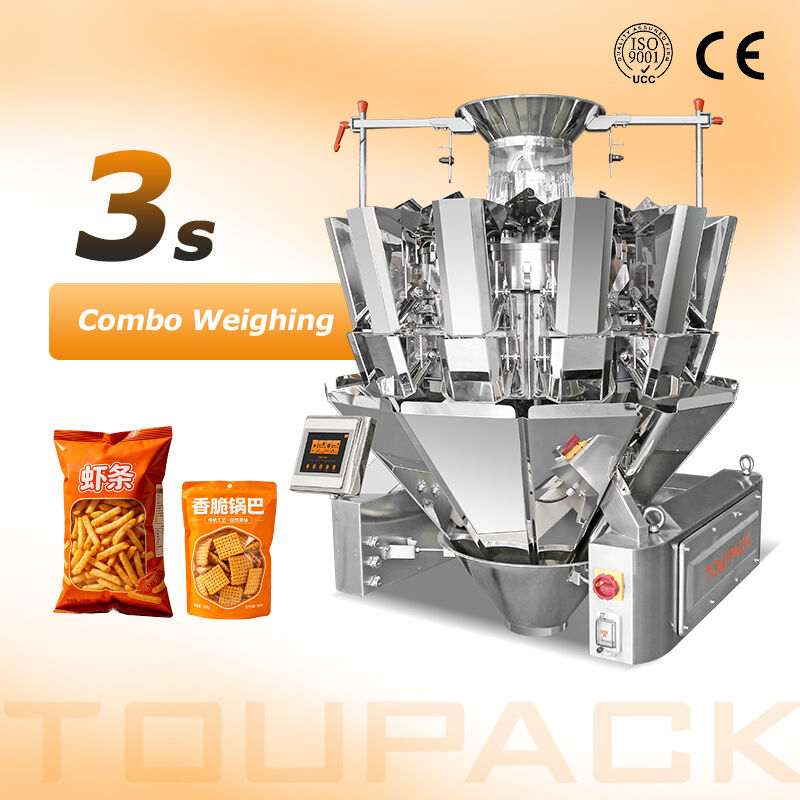 High Quality Automatic Weighing Packaging Production Line 10-500g Vertical Packing Machine For Potato Chips Nuts Puffed Snacks Pet Food