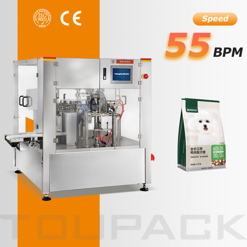 High Speed Automatic Premade Pouch Packing Machine Chips Popcorn Biscuits Doypack Filling Sealing Equipment Snack Food Packer