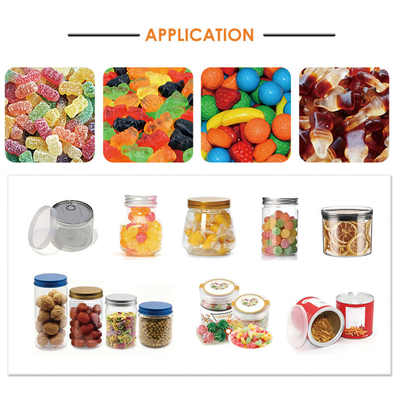 High Speed Automatic Jerky Weighing and Plastic Can Filling Machine for Beef Pork Chicken Dried Meat Snacks