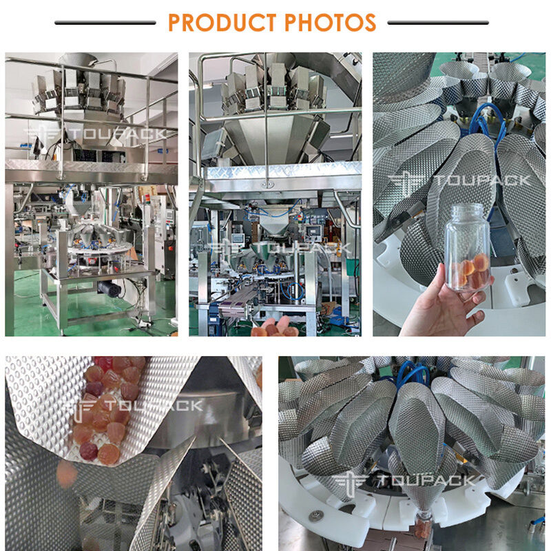 High Speed Automatic Jerky Weighing and Plastic Can Filling Machine for Beef Pork Chicken Dried Meat Snacks