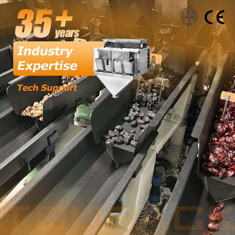 Automatic Doy Pouch Packing Machine Matching Linear Weigher for Senior Pet Dry Feed Granular Material