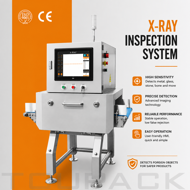 Food X-Ray Inspection Machine For Foreign Object Detection | TOUPACK TTX Series