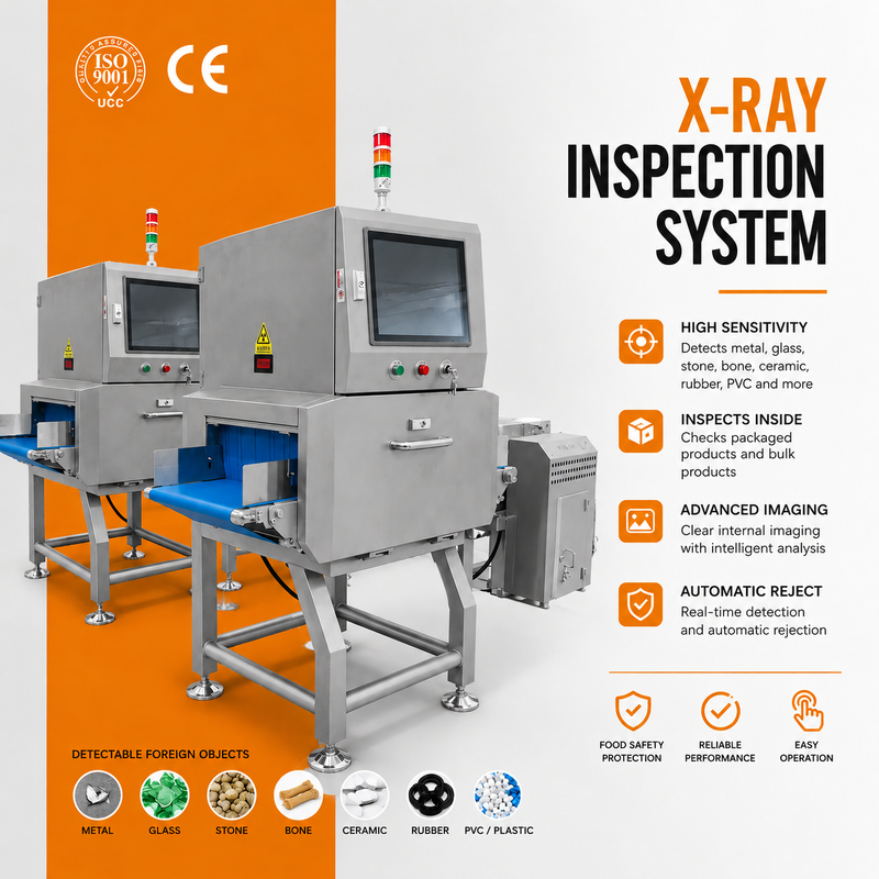 Food X-Ray Inspection Machine For Foreign Object Detection | TOUPACK TTX Series