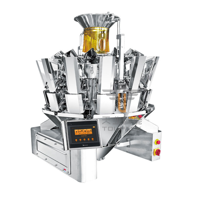 12 Head CE Certificate SUS304 Hardware Packaging Machine With Color Touch Screen