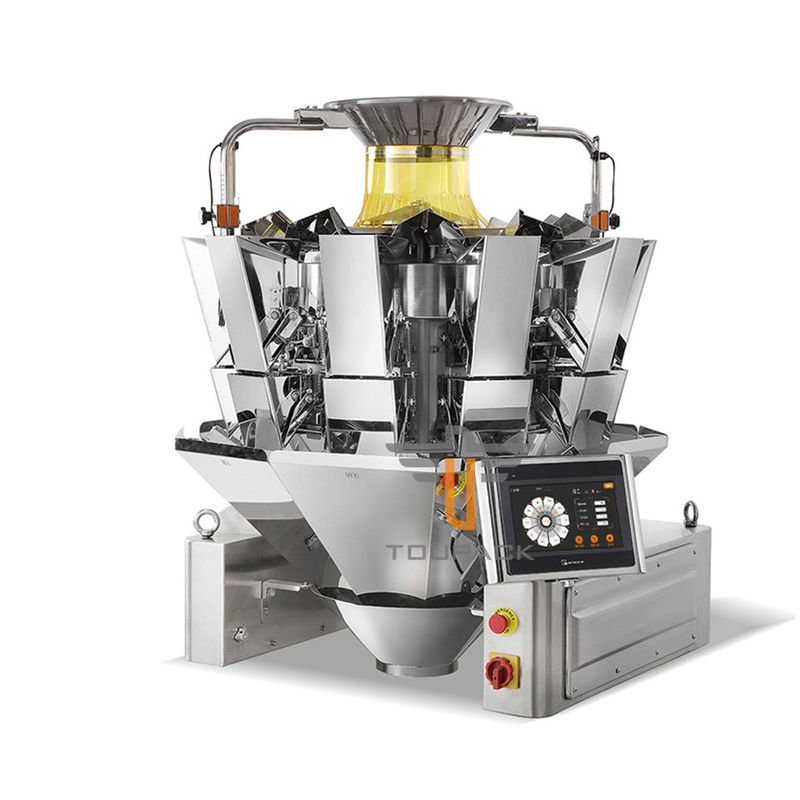 0.8L 80WPM Snack Food Packaging Machine Conveyor Packing Machine For Stand Up Pouch