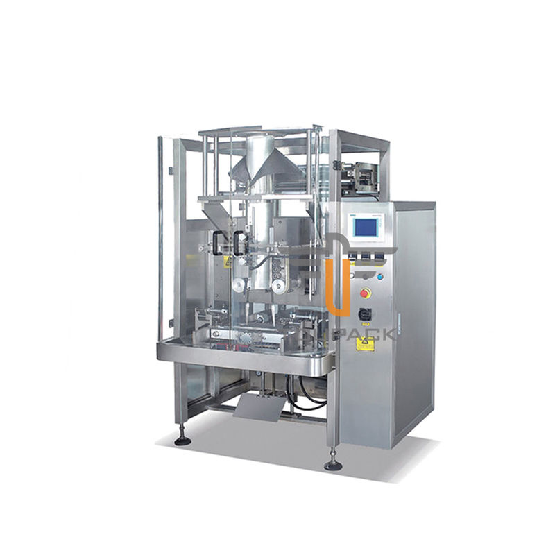 Full automatic conveying weighting and packing machine integration for snack food .High efficiency and high accuracy