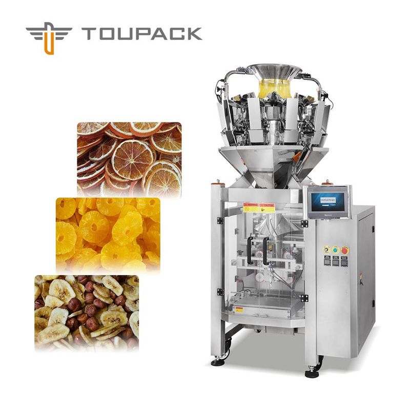 Dried Lemon Fruit Preserved Fruit Multi-Head Rotary Vacuum High-Speed Premade Bag Packing Weigher Conveyor Belt