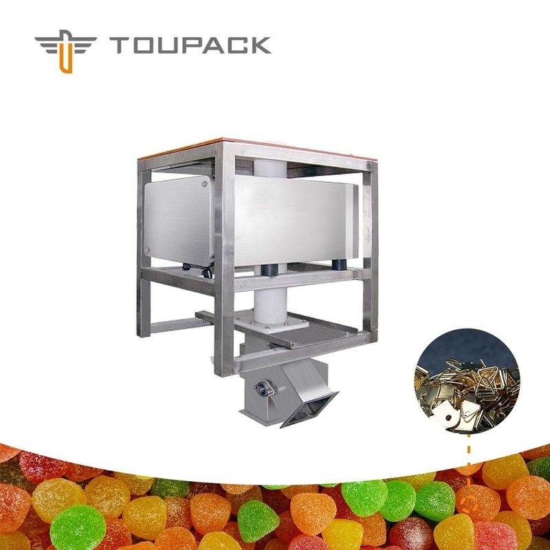 Gravity Free Fall 75mm Tube 3 Ton/H Metal Detector Machine For Dry Powder