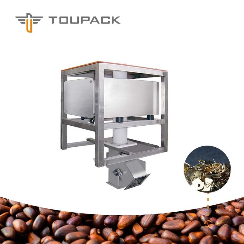 Gravity Free Fall 75mm Tube 3 Ton/H Metal Detector Machine For Dry Powder