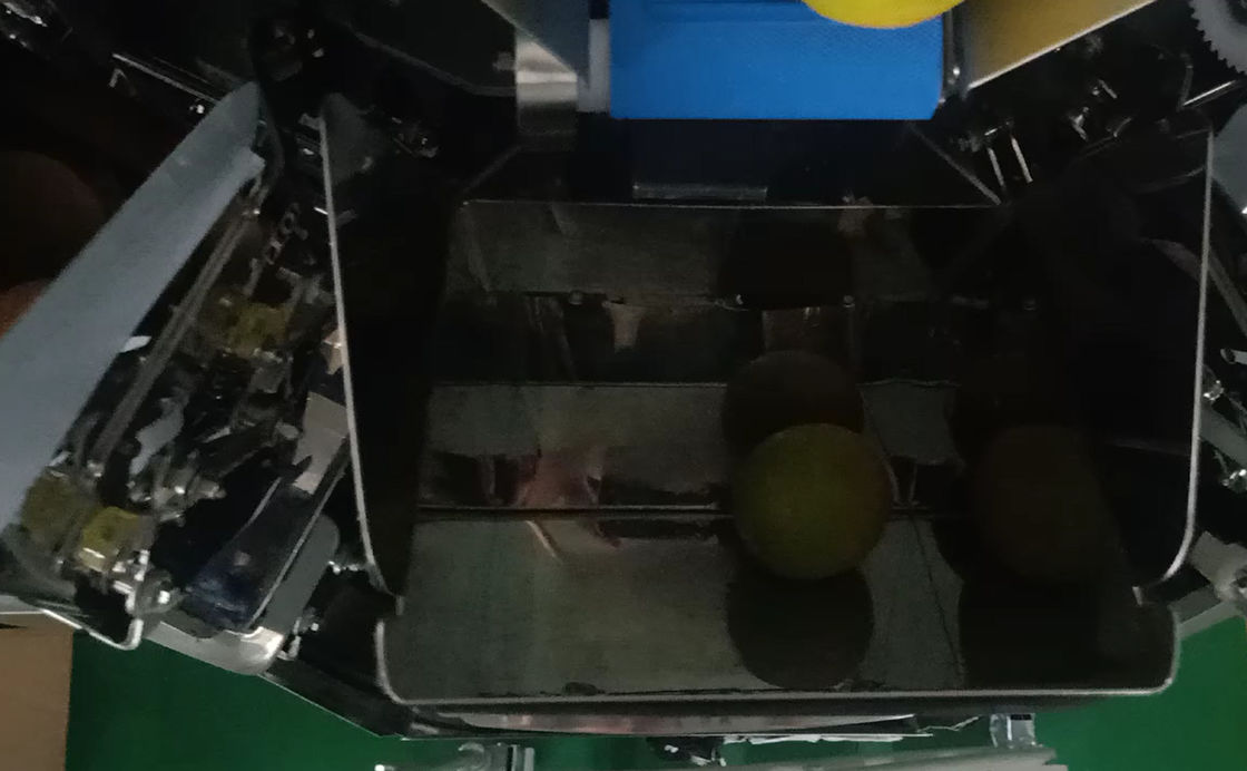 14 Head Multihead MCU/PLC Weigher Packing Machine For Weiging Fruits Oranges