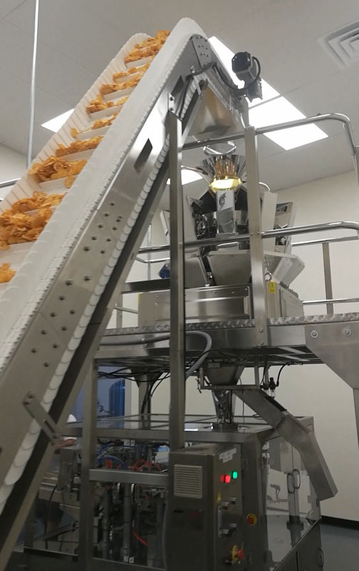 40 Bags / Min PLC Rotary Packing Machine Multihead Weigher For Dried Fruit Lemond Premade Pouch
