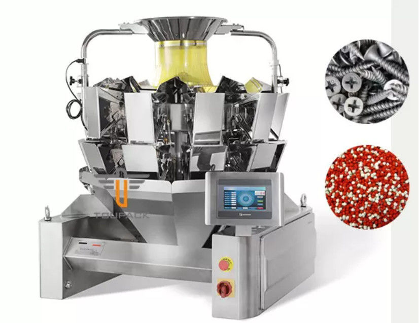 SS304 2.5L Granules Multihead Weigher 10 Heads For Iron Product
