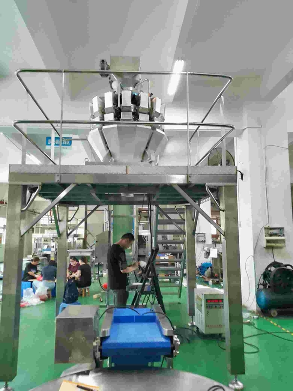 20m/min Nuts Packing Machine Food Grade Cherry Tomato Stainless Steel Swan Neck Tilting Conveyor