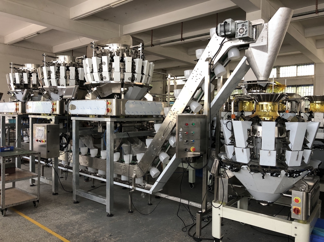 0.75KW Pickle Packaging Machine Measurable Food Safe Bowl Type Tipplers Conveyor For Patches Blocks