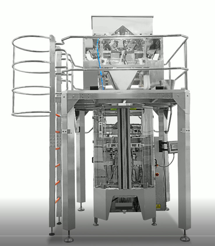 Automatic Four Heads Linear Weigher SUS304 35BMP For Weighing 10000g Product