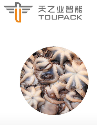 35 Bag / Mins Multihead Weighing Machine Octopus Fresh Sea Food Packing