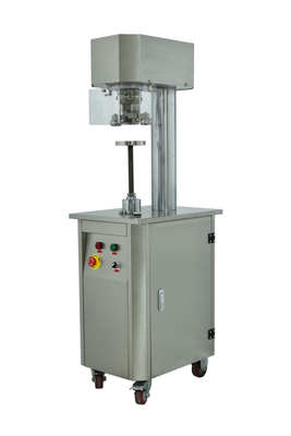 Stainless Steel Semi Cans Sealing Machine For Snack Space Saving